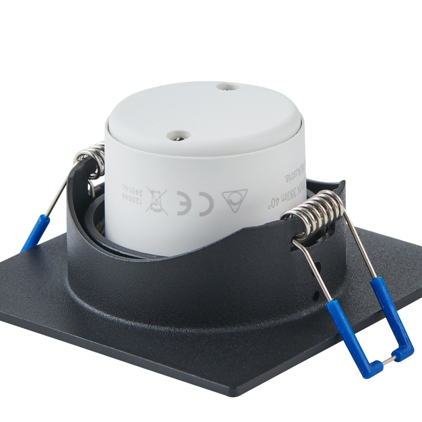 Eglo - ZESTAW 3x ściemnialne wpuszczane oprawy sufitowe LED/4,8W/230V 8,8x8,8 cm czarne