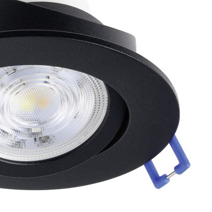 Eglo - ZESTAW 3x wpuszczane oprawy sufitowe LED RGBW ściemnialne LED/4,7W/230V 2700-6500K czarne