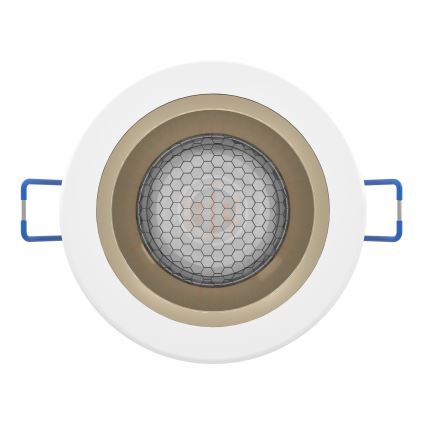 Eglo - LED RGBW ściemnialna łazienkowa wpuszczana oprawa sufitowa LED/4,8W/230V 2700-6500K IP44 biała/złota