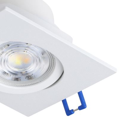 Eglo - ZESTAW 3x ściemnialne oprawy wpuszczane sufitowe LED/6,4W/230V 8,8x8,8 cm białe