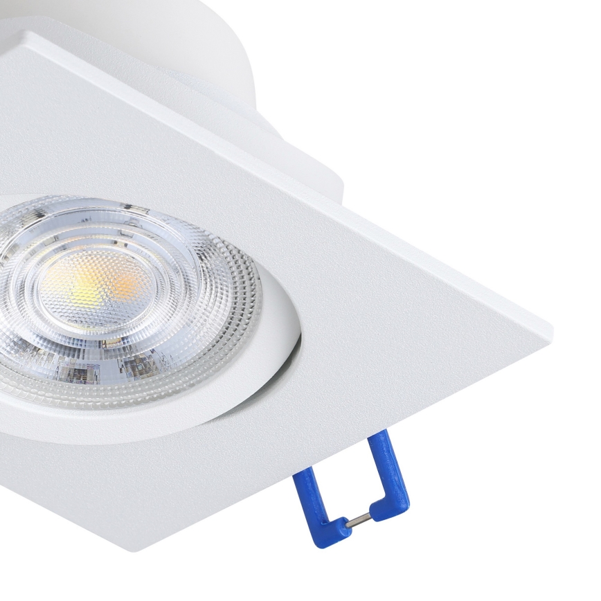 Eglo - ZESTAW 3x ściemnialne oprawy wpuszczane sufitowe LED/6,4W/230V 8,8x8,8 cm białe