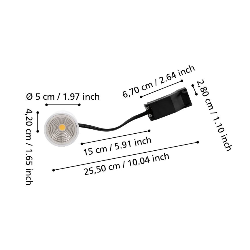 Eglo - Ściemnialny moduł LED/6,4W/230V 4000K