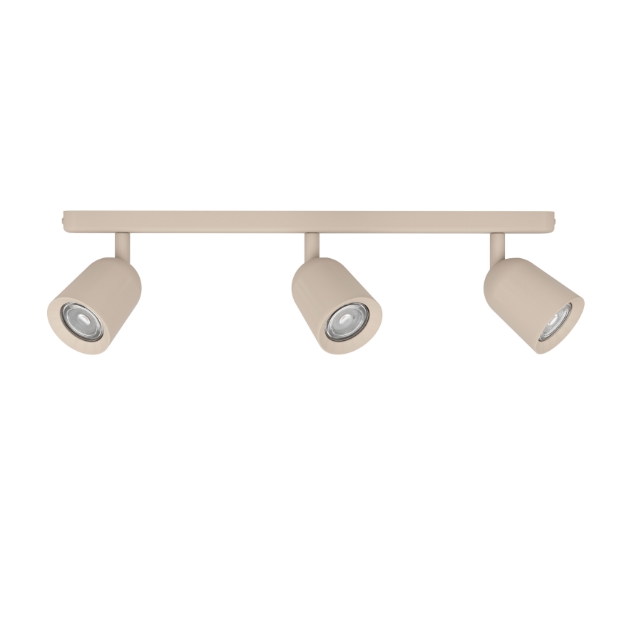 Eglo - Oprawa punktowa 3xGU10/10W/230V beżowa