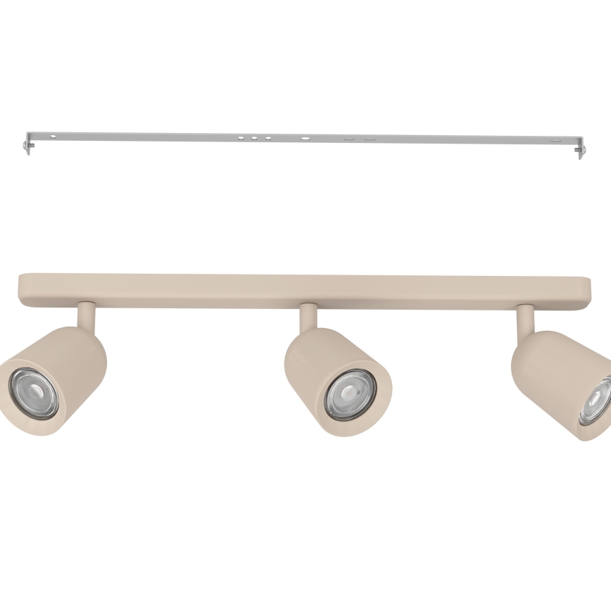 Eglo - Oprawa punktowa 3xGU10/10W/230V beżowa