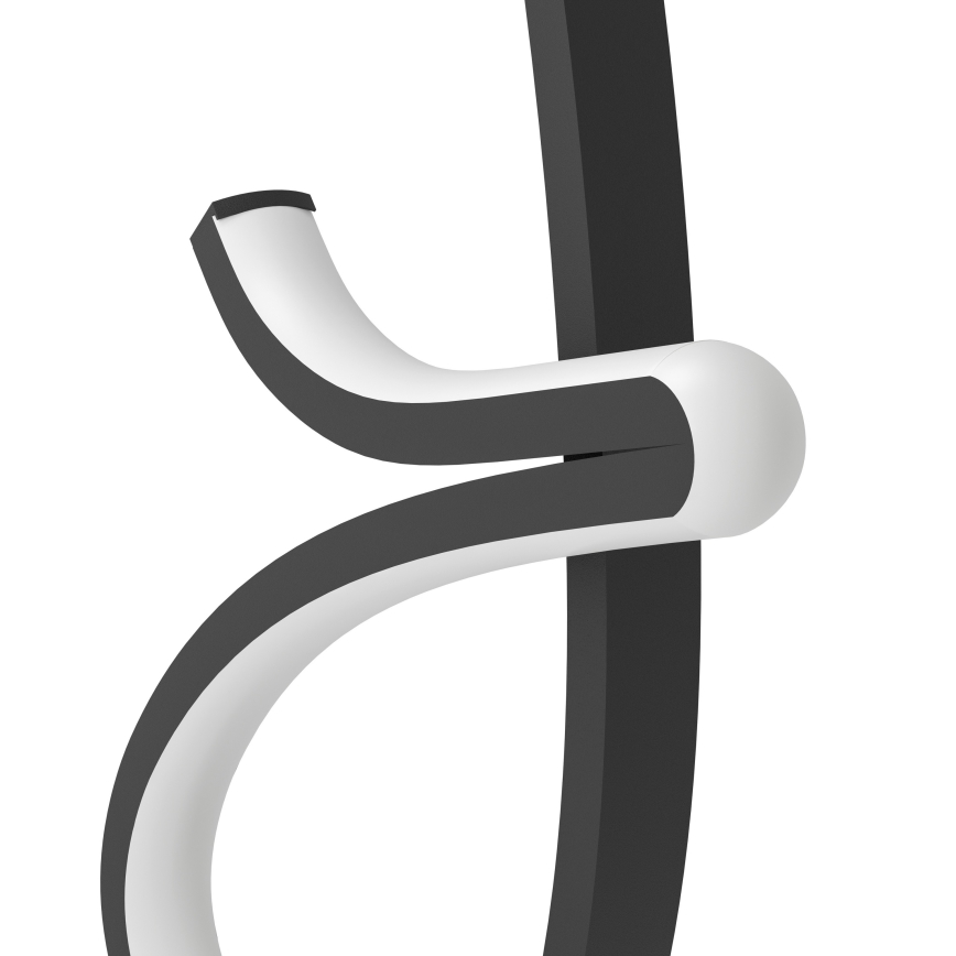 Eglo - LED Lampa biurkowa LED/12W/230V 2700/4000/6500K czarna