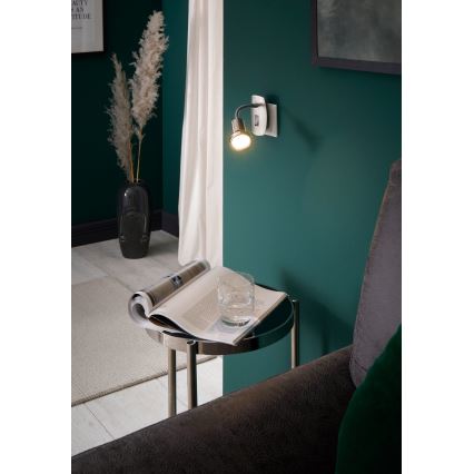 Eglo - Oprawa LED do gniazdka 1x GU10/2,8W/230V matowy chrom