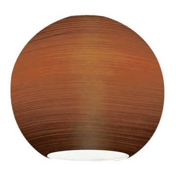 EGLO 90251 - Wymienne szkło do żyrandola, lampki stołowej, lampy sufitowej i reflektora MY CHOICE E14 o średnicy 9 cm, brązowe z efektem przecierania