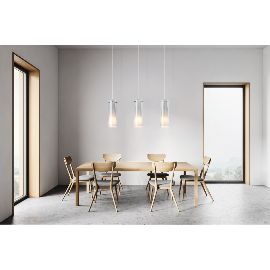 EGLO - Lampa wisząca 3xE27/60W dymiona