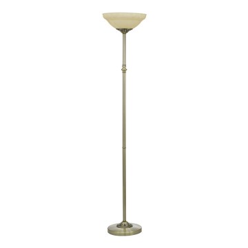 EGLO 90415 - Lampa podłogowa stylowa MARBELLA 1xE14/40W brąz