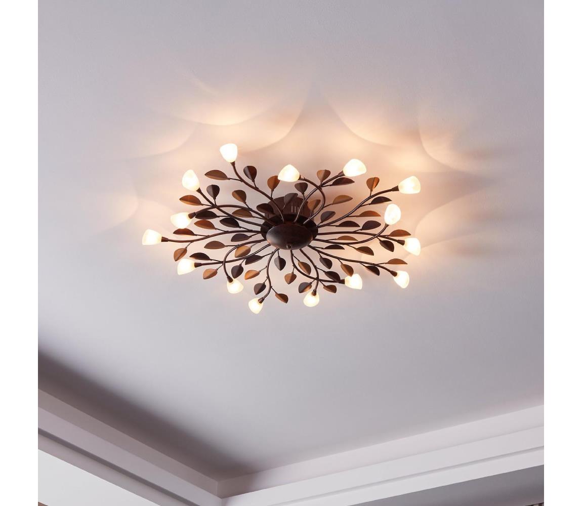 Eglo 90737 - Lampa sufitowa CAMPANIA 15xG4/10W/230V