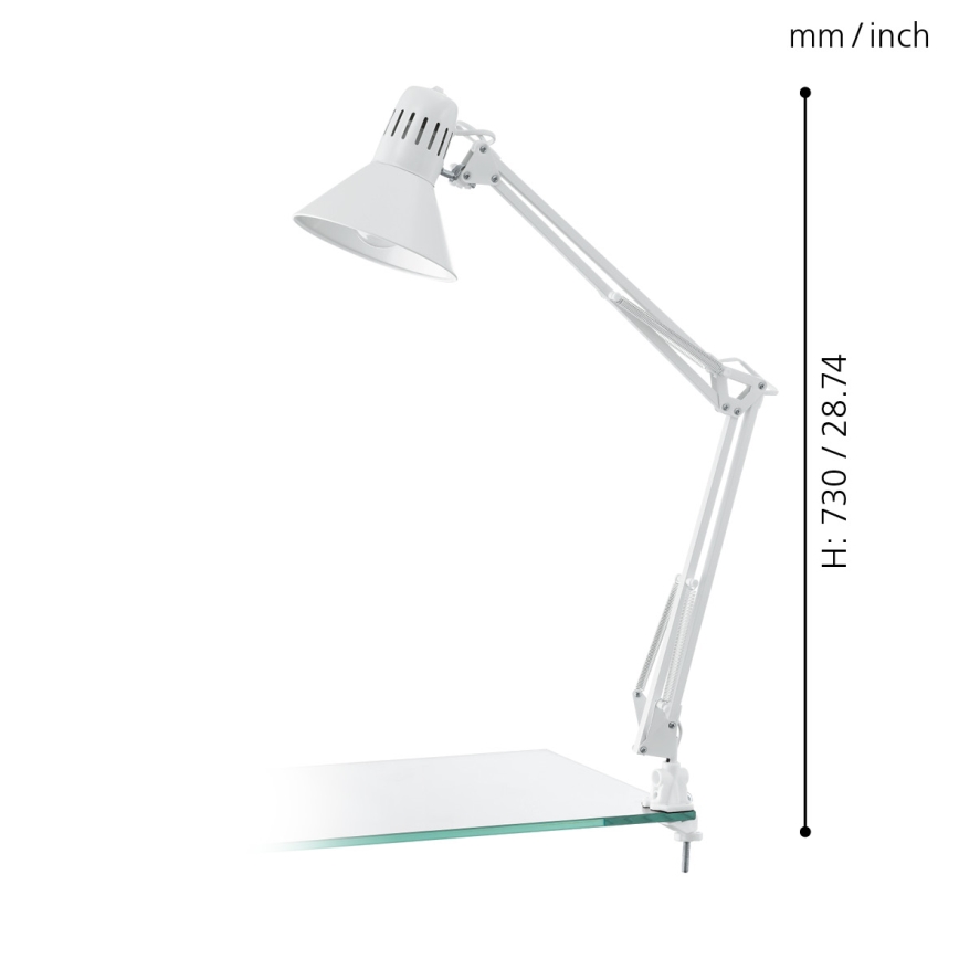 Eglo - Lampa stołowa 1xE27/40W/230V