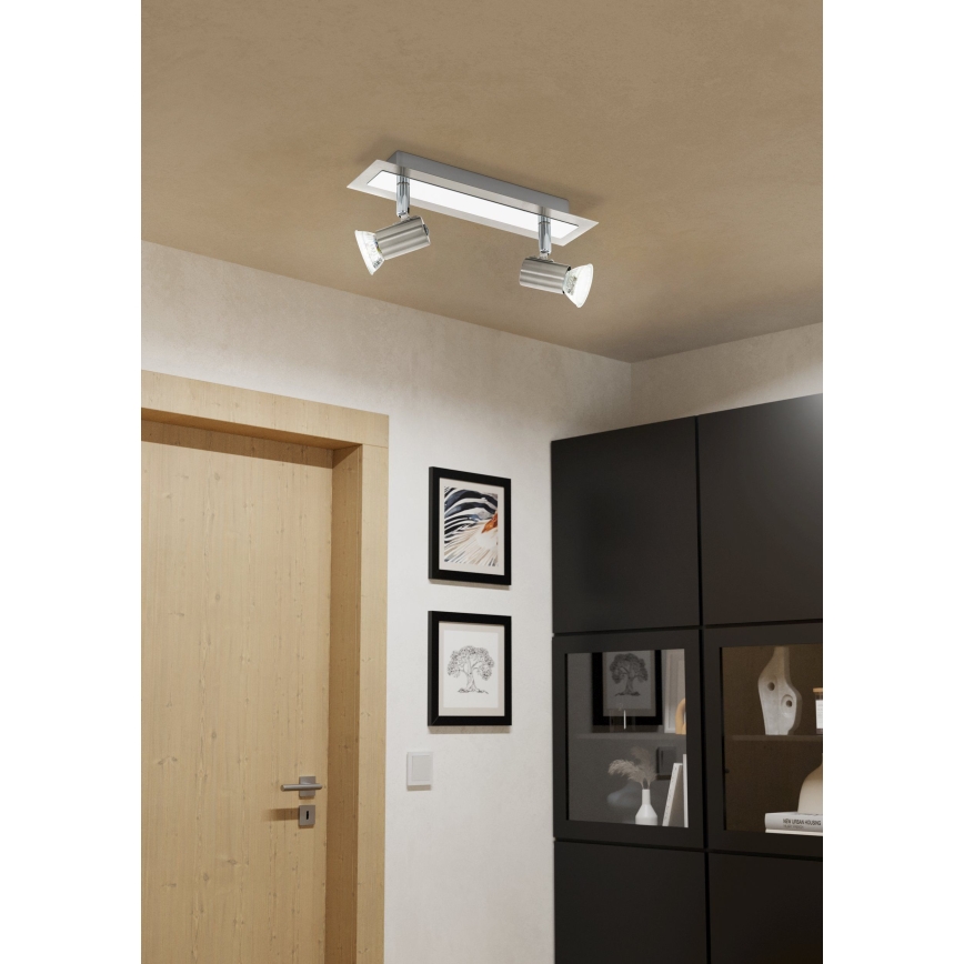 EGLO - Lampa sufitowa ścienna 2xGU10/LED/3W