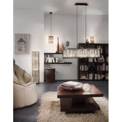 Eglo 90945 - Lampa wisząca WOK 3xE27/60W/230V