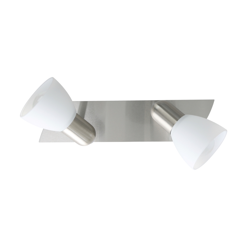 Eglo - Lampa sufitowa 2xE14/40W nikiel mat / satyna