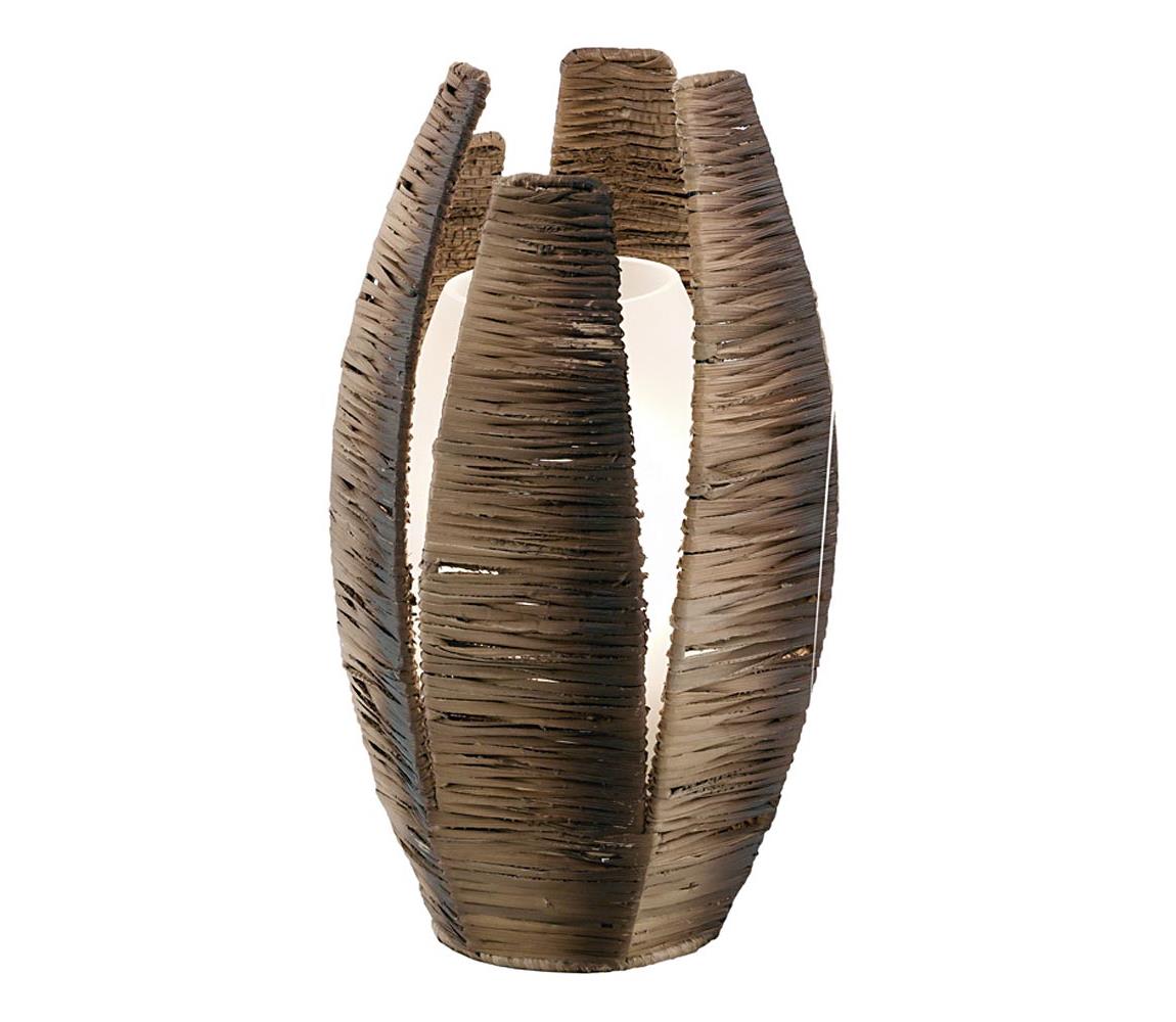 EGLO 91014 - Lampa stołowa MANDAL 1xE27/60W brązowa