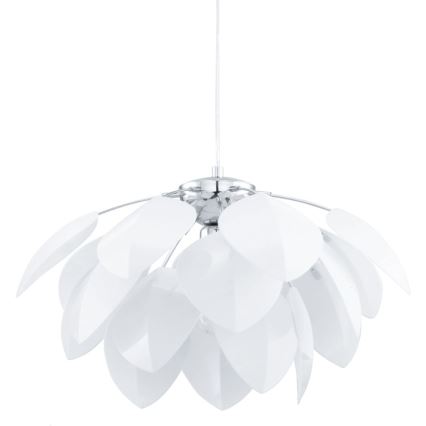 EGLO 91357 - Lampa wisząca nowoczesna AKACIA 1 x E27/60W biały