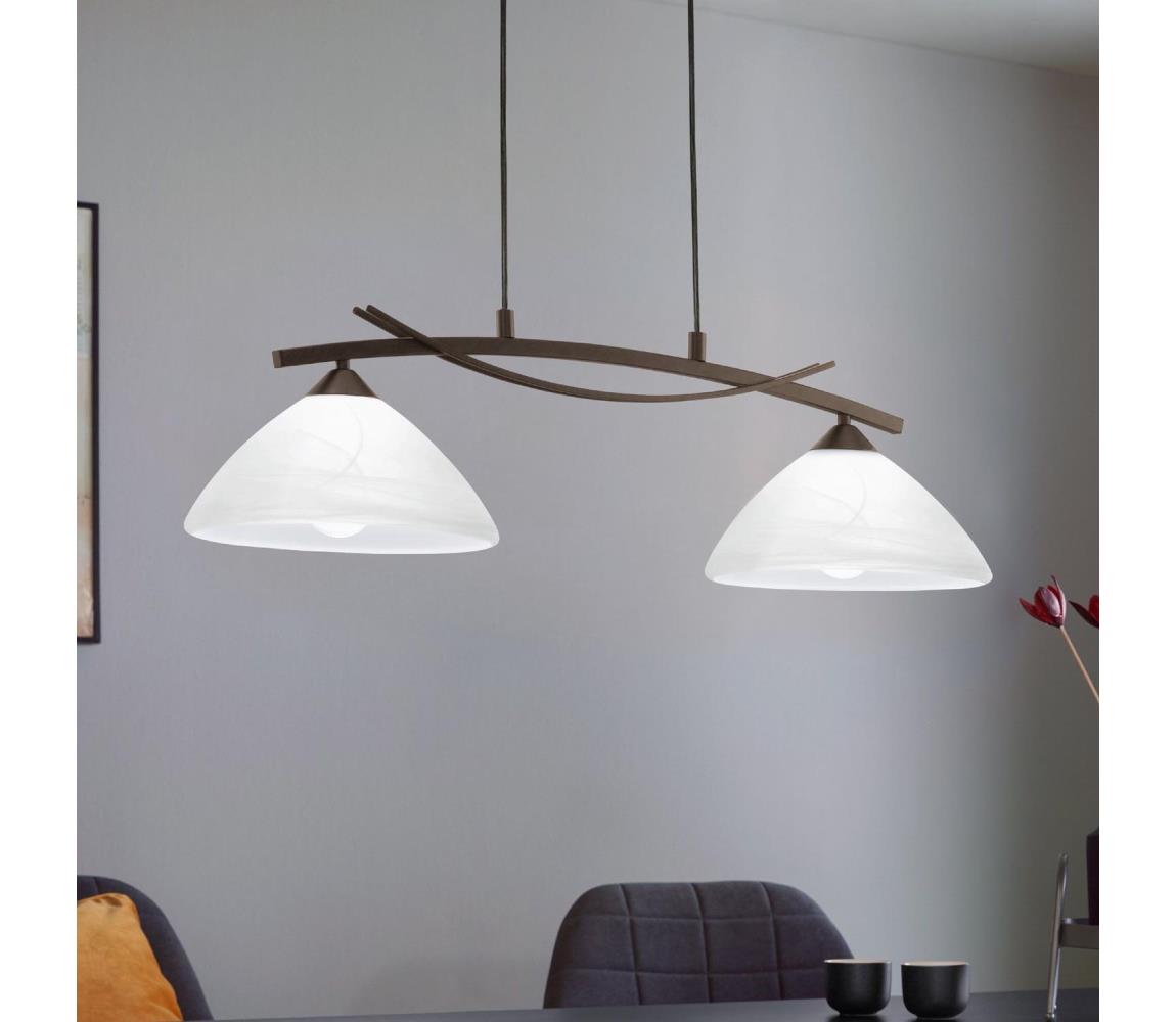 EGLO 91433 -Lampa wisząca VINOVO 2xE27/60W