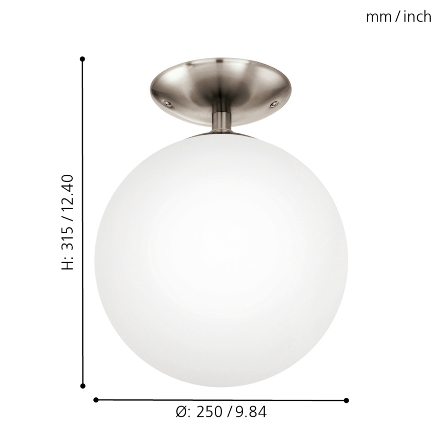EGLO - Lampa sufitowa 1xE27/60W śr. 25 cm