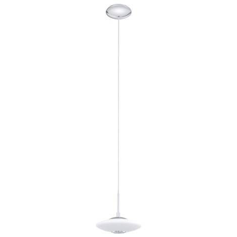 EGLO 91593 - Lampa wisząca MELINA 1xG9/40W biały/opalone szkło