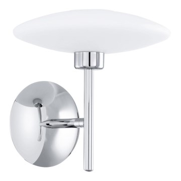 EGLO 91596 - Kinkiet MELINA 1xG9/48W białe szkło opalowe