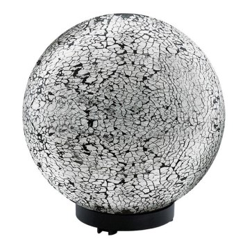 EGLO 91638 - Lampa zewnętrzna TERRALUNA 1 1xE27/18W czarna / biała IP44