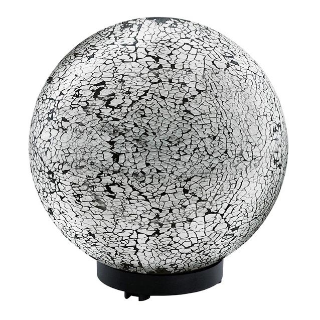EGLO 91638 - Lampa zewnętrzna TERRALUNA 1 1xE27/18W czarny/ biały