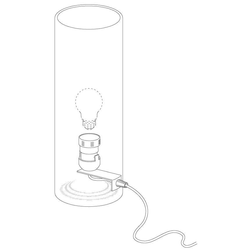 Eglo - Lampa stołowa E27/60W/230V