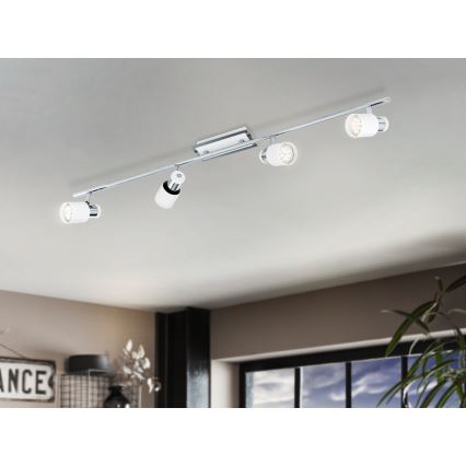 Eglo - LED Reflektor 4xGU10-LED/5W/230V