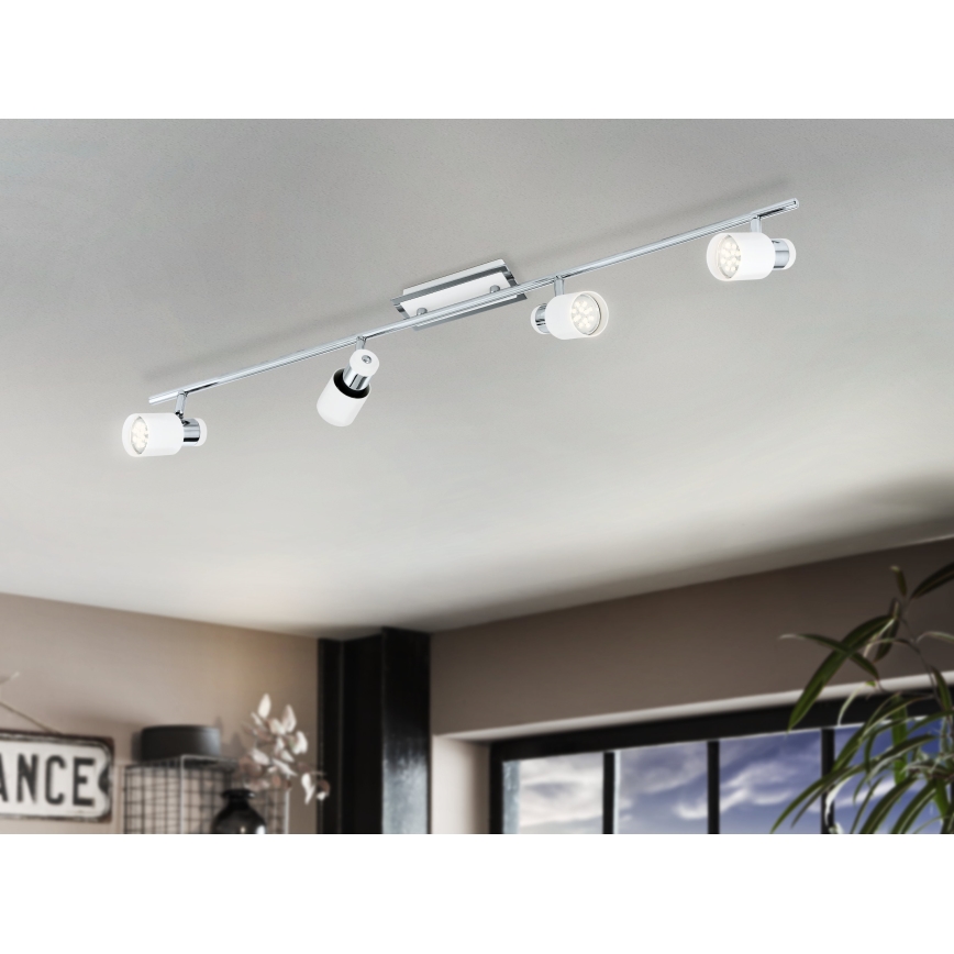 Eglo - LED Reflektor 4xGU10-LED/5W/230V