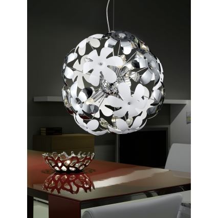 Eglo 92518 - Lampa wisząca CAMILE 6xE14/60W/230V