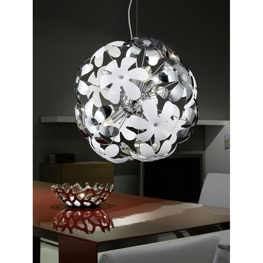 Eglo 92518 - Lampa wisząca CAMILE 6xE14/60W/230V
