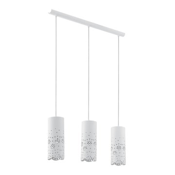 Eglo 92555 - Lampa wisząca BAIDA 3xE27/60W/230V