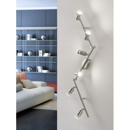 Eglo - LED Oświetlenie punktowe 6xGU10-LED/2,8W/230V