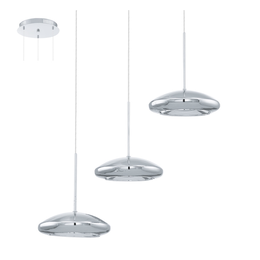 Eglo 92785 - LED lustr TARUGO 3xLED/4,5W/230V