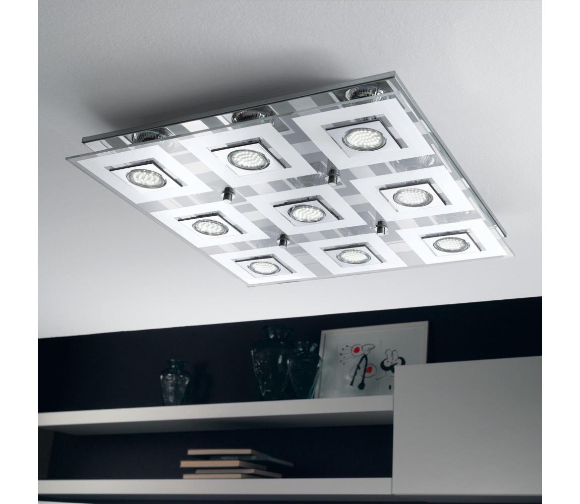 Eglo 92877 - LED plafon CABO 9xGU10/3W/230V