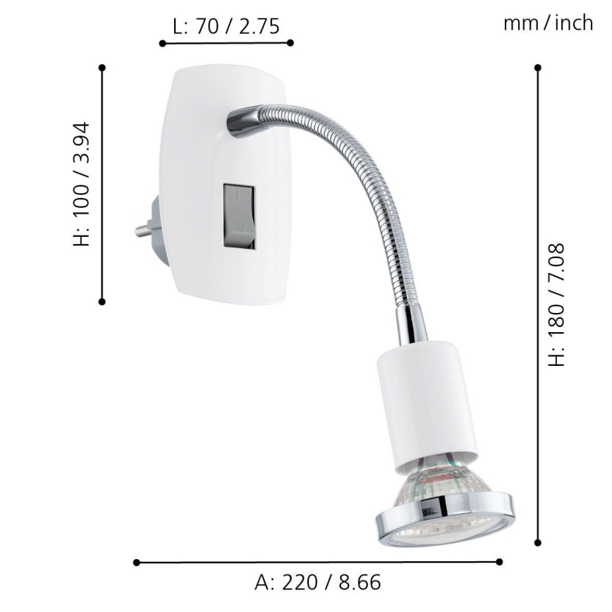 Eglo - LED Reflektor 1xGU10/2,5W LED