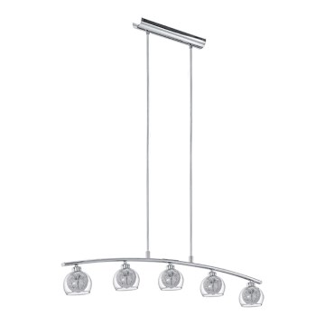 Eglo 93054 - Lampa wisząca OVIEDO 5xG9/33W/230V