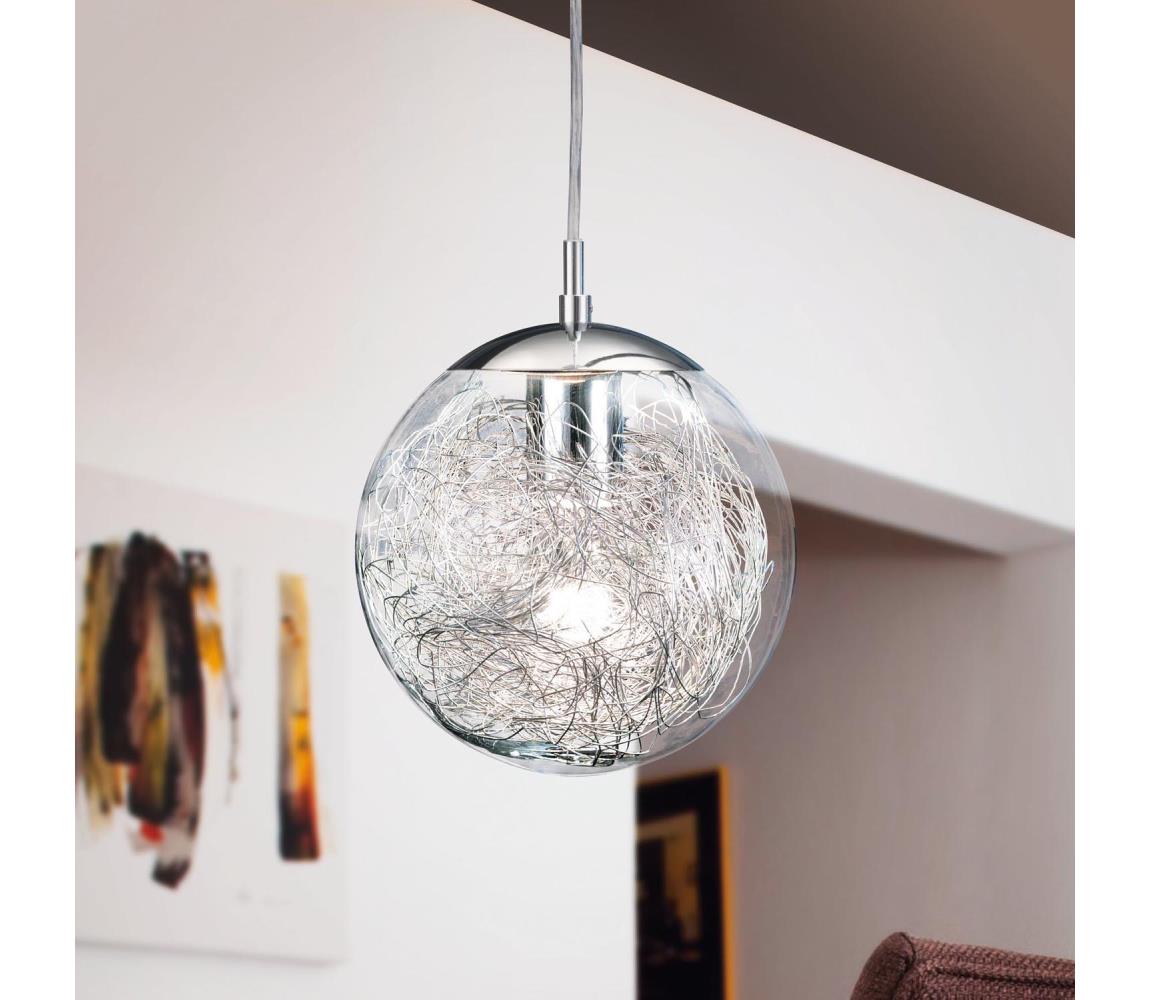 Eglo 93073 - Lampa wisząca LUBERIO 1xE27/60W/230V