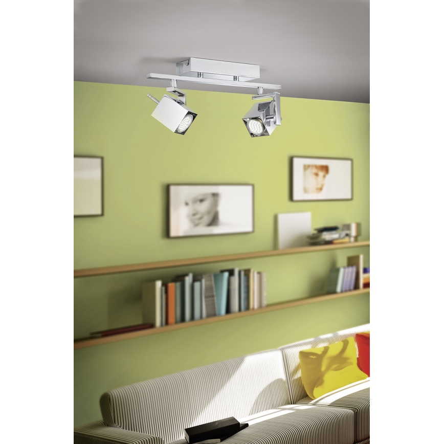 Eglo 93155 - LED reflektor MANAO 1 2xGU10-LED/5W/230V