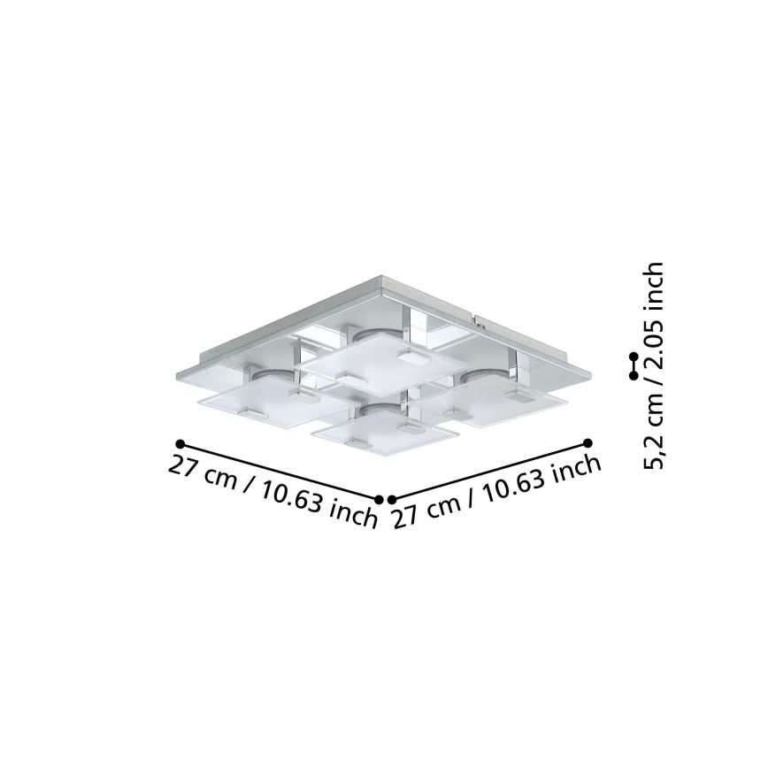 Eglo 93314 - LED lampa sufitowa VICARO 4xLED/2,5W/230V