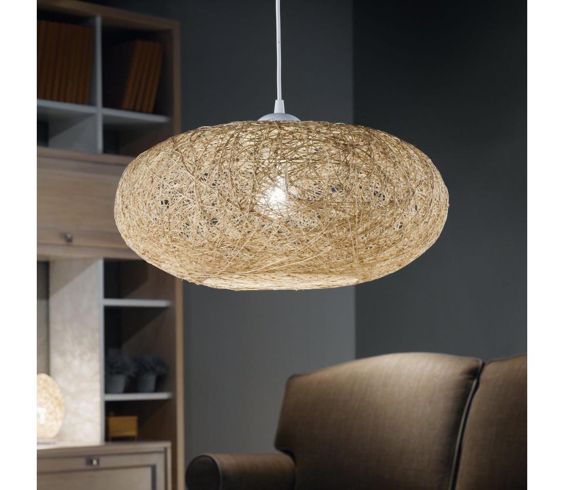 Eglo 93374 - Lampa wisząca CAMPILO 1xE27/60W/230V