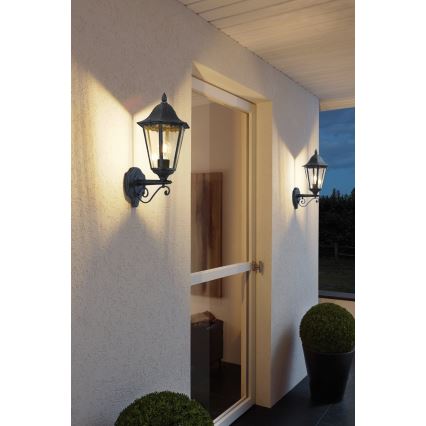 Eglo - Zewnętrzna lampa ścienna 1xE27/60W/230V IP44