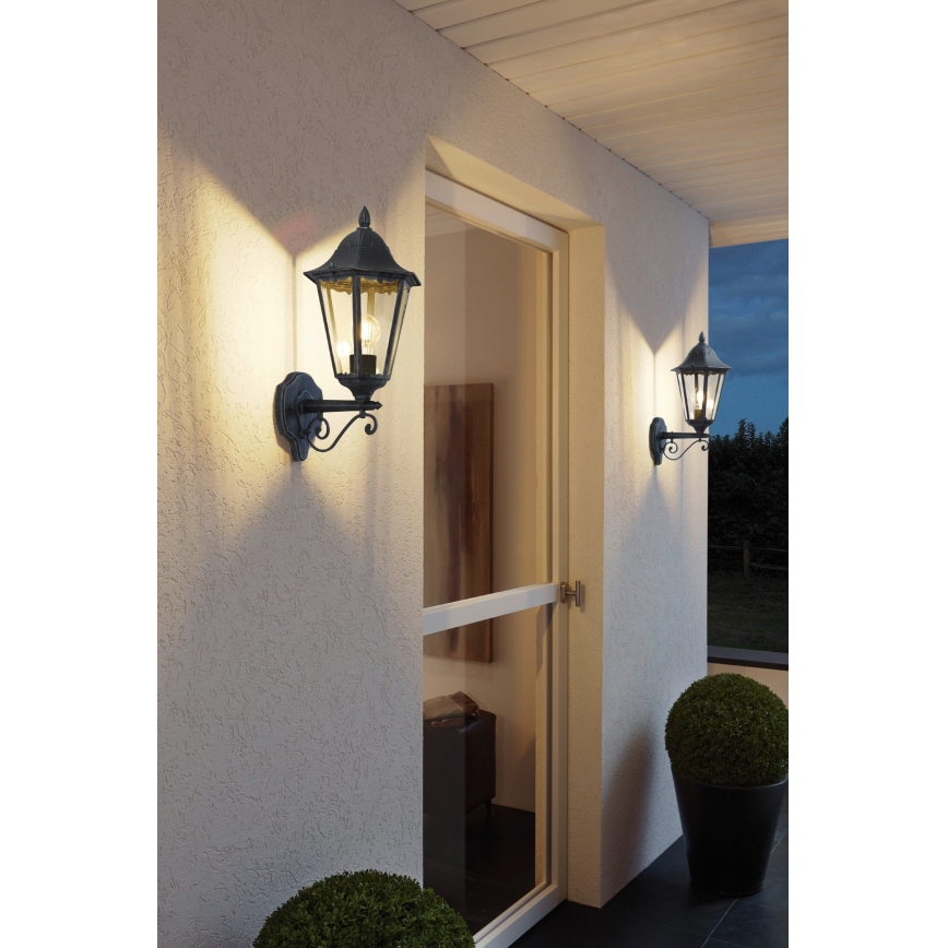 Eglo - Zewnętrzna lampa ścienna 1xE27/60W/230V IP44