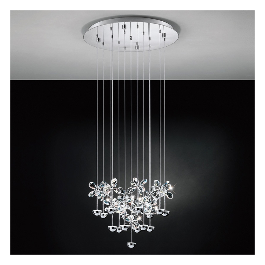 Eglo 93662 - LED závěsné svítidlo PIANOPOLI 15xLED/2,5W/230V