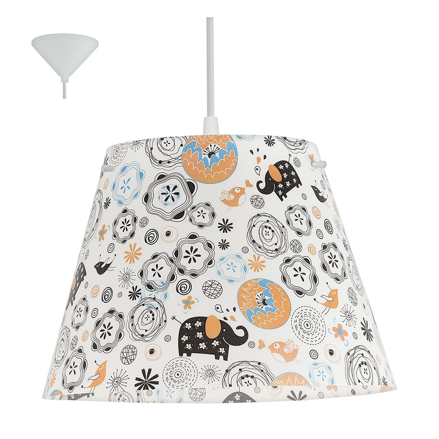 Eglo 93718 - Żyrandol dziecięcy MOLOVE 1xE27/60W/230V