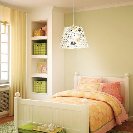 Eglo 93718 - Żyrandol dziecięcy MOLOVE 1xE27/60W/230V