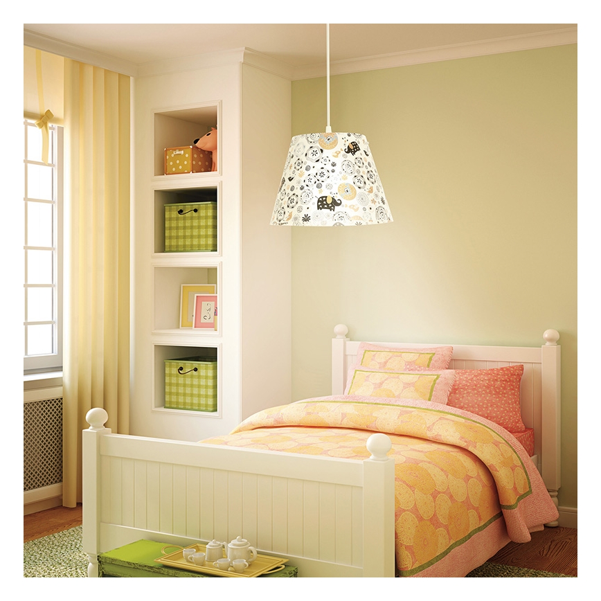 Eglo 93718 - Żyrandol dziecięcy MOLOVE 1xE27/60W/230V
