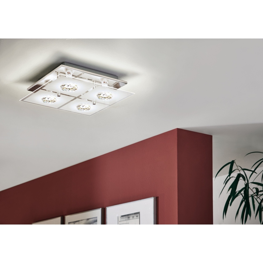 Eglo 93783 - LED oprawa sufitowa RONCATO 4xGU10/3W/230V