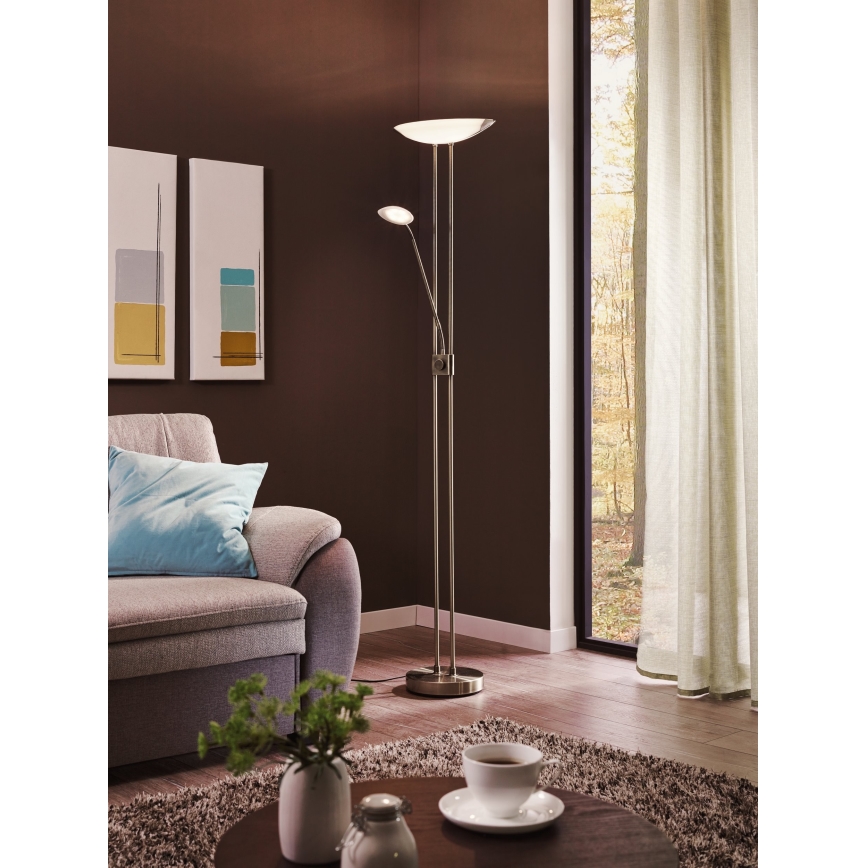Eglo 93874 - LED Lampa ze ściemniaczem  BAYA 1 LED/20W + LED/2,5W