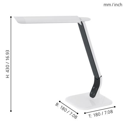 Eglo - LED Lampa ze ściemniaczem LED/6W/230V